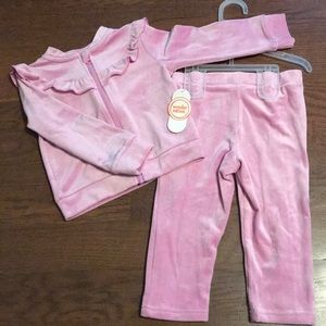 2 Piece Velour Set